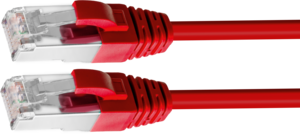 Lindy Patch Cable RJ45 S/FTP Cat6 Red Zero Halogen
