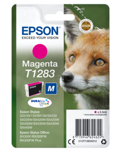Epson Tusz T1283 M, purpurowy