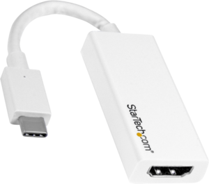 Adaptador USB tipo C m - HDMI h, blanco