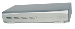 Switch KVM DisplayPort 4 porte LINDY Pro