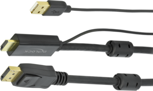 Delock HDMI - DisplayPort Cable 2m