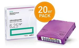 HPE LTO-6 Ultrium (BaFe) Tape+Label 20St