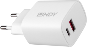 LINDY 20 W USB-C/USB-A Ladeadapter