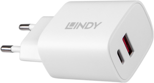 LINDY 20 W USB-C/USB-A Ladeadapter