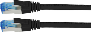 Patch Cable RJ45 S/FTP Cat6a 0.25m Black