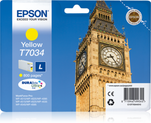 Encre Epson T7034 L, jaune