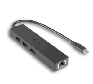 i-tec USB-C Slim Hub 3-Port + Ethernet