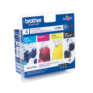 Brother LC-980 Tinte BK/C/Y/M Value Pack