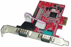 LINDY Combo Interface Card PCIe x1