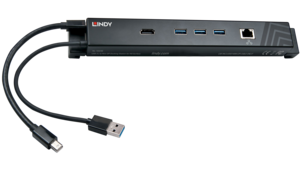 Estação docking LINDY USB 3.0/minDP HDMI