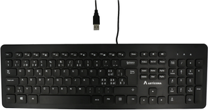 ARTICONA USB-A Wired Keyboard Black