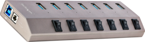 Hub StarTech USB 3.0 7 puertos interr.