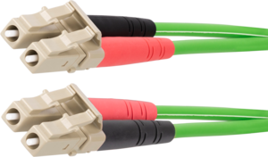 Światłowodowe kable krosowe duplex StarTech LC-LC OM5 zielone