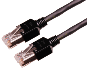 Câble patch RJ45 S/UTP Cat5e 1 m noir