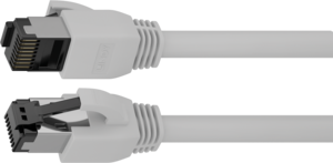 Câble patch RJ45 S/FTP Cat8.1 0,3m gris