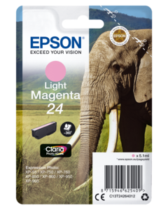 Encre Epson 24 Claria, magenta clair