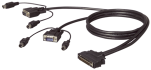 Kit câble PS/2 1,8m(2PC)Omniview Enterpr