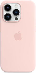Funda silicona Apple iPhone 14 Pro rosa