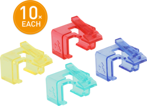 Connector Repair Clips 40x Asstd Colours