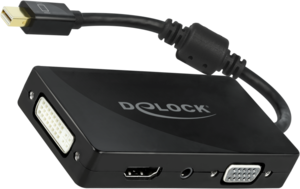 Adattatore mini DP - HDMI/DVI-D/VGA