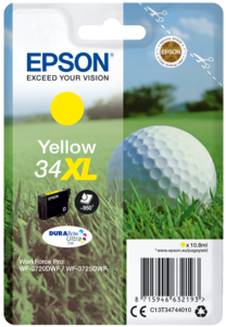 Tinteiro Epson 34XL amarelo