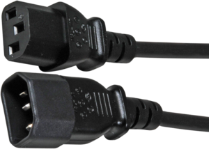 Power Cable C13 - C14 3m Black