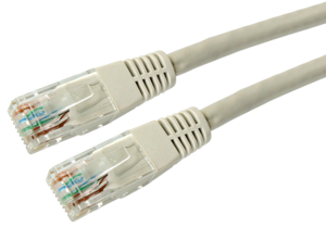 Patch Cable RJ45 U/UTP Cat5e 1m Grey
