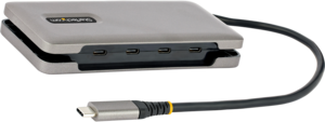 Hub USB StarTech 3.1 4 p. gris/negro