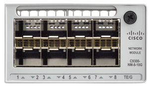 Cisco Catalyst 9300 Series Network Module - module d'extension - Gigabit SFP x 4 (C9300-NM-4G