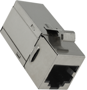 Keystone Jack 1 RJ-45 Fe-Fe 90° STP Cat6