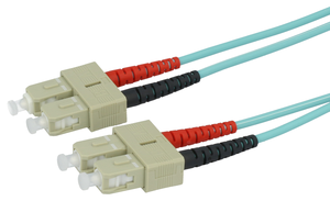 ARTICONA Duplex Fibre Patch Cable SC-SC 50/125 µ Turquoise