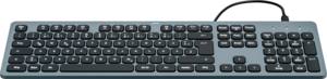 Hama CK-400 Tastatur grau/schwarz