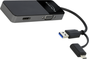 Adapter USB Type-A/C - VGA/HDMI