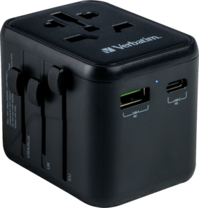 Verbatim Welt + 2x USB Reiseadapter