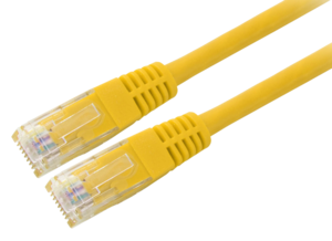 Patch Cable RJ45 U/UTP Cat5e 3m Yellow