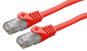 Patch Cable RJ45 U/UTP Cat6 3m Red