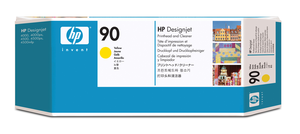 HP 90 Print Head + Cleaner Yellow