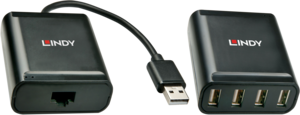 LINDY USB 2.0 Cat5 Extender 60m + Hub