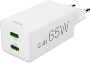 Hama 65 W Dual USB-C GaN Ladeadapter