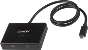 LINDY USB Share 2x PC - 1x USB-C 3.0