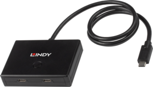 LINDY USB Share 2PC-1USB 3.0 tipo C