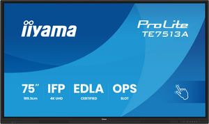 Display iiyama PL TE7513A-B1AG Touch