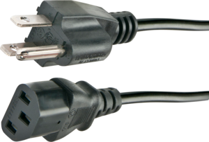 Netzkabel StromSt - C13 2 m schwarz