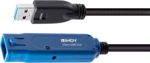 LINDY USB-A aktív hosszabbító 10 m