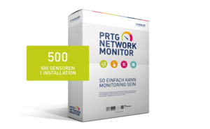 Paessler PRTG Network Monitor for 5000 Sensors Upgrade incl. Maintenance 36 months (from 500 Sensors)