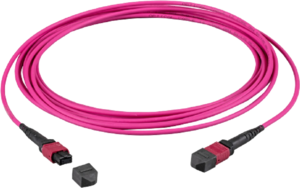 EFB FO Patch Cable MTP/MPO-MTP/MPO OM4 Erika Violet Crossover