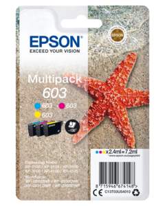 Epson Tusz 603, 3-kolor.Multipack