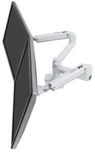 Ergotron LX Dual Monitor Arm Table White