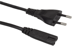 Cable alim. corrienteM - C7h 2 m negro