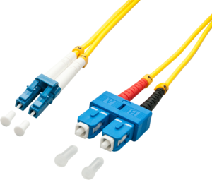 Câble patch FO duplex LC-SC 3 m 9/125 µ